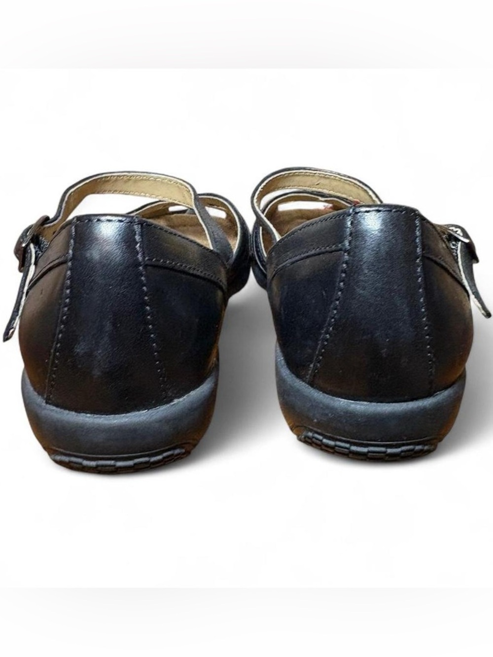 Earth Spirit Black Women's Strappy Mary Jane Sandals - Picture 4 of 8